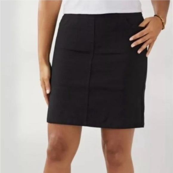 Soft Surroundings Women’s Go Lively Skort Size Medium Black - Picture 7 of 9